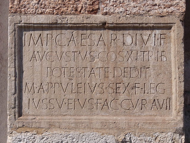 roman inscription